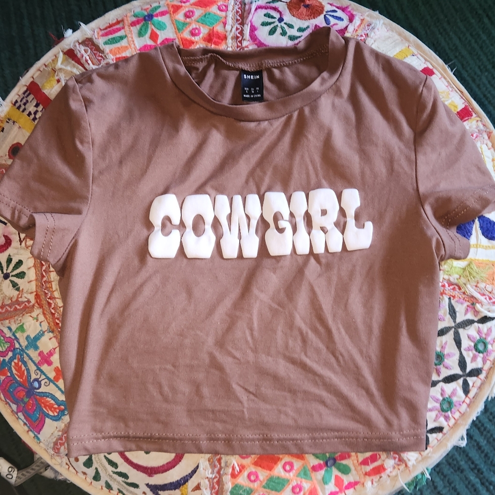 SHEIN Brown Casual Top